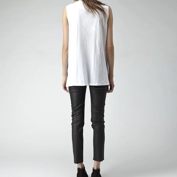 Acne Studios Zone Fringe Sleeveless Tee - Picture 3 of 9